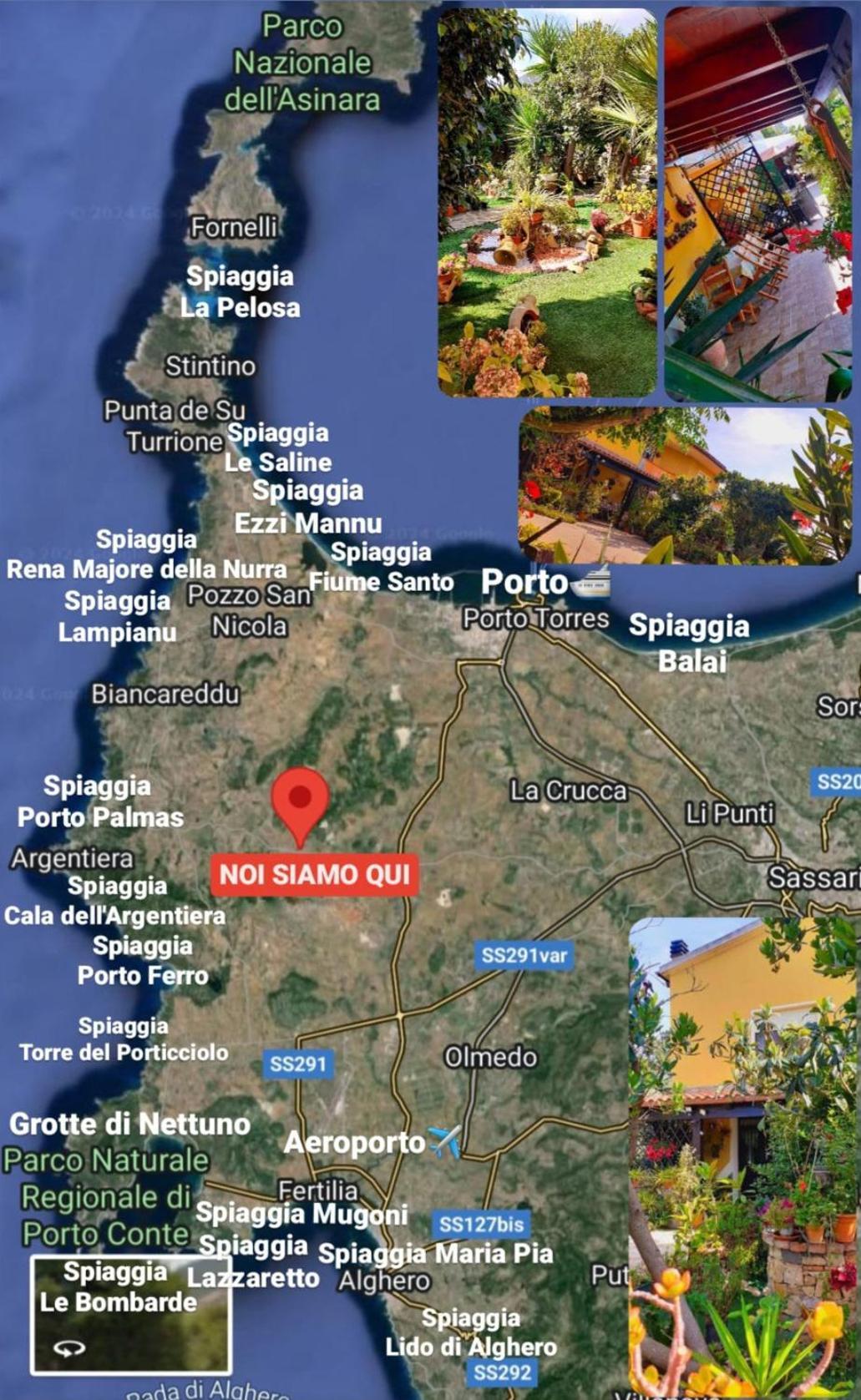 B&B Giomar Sardegna Nord Ovest Campanedda ภายนอก รูปภาพ